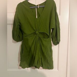 Free people Green Women's romper